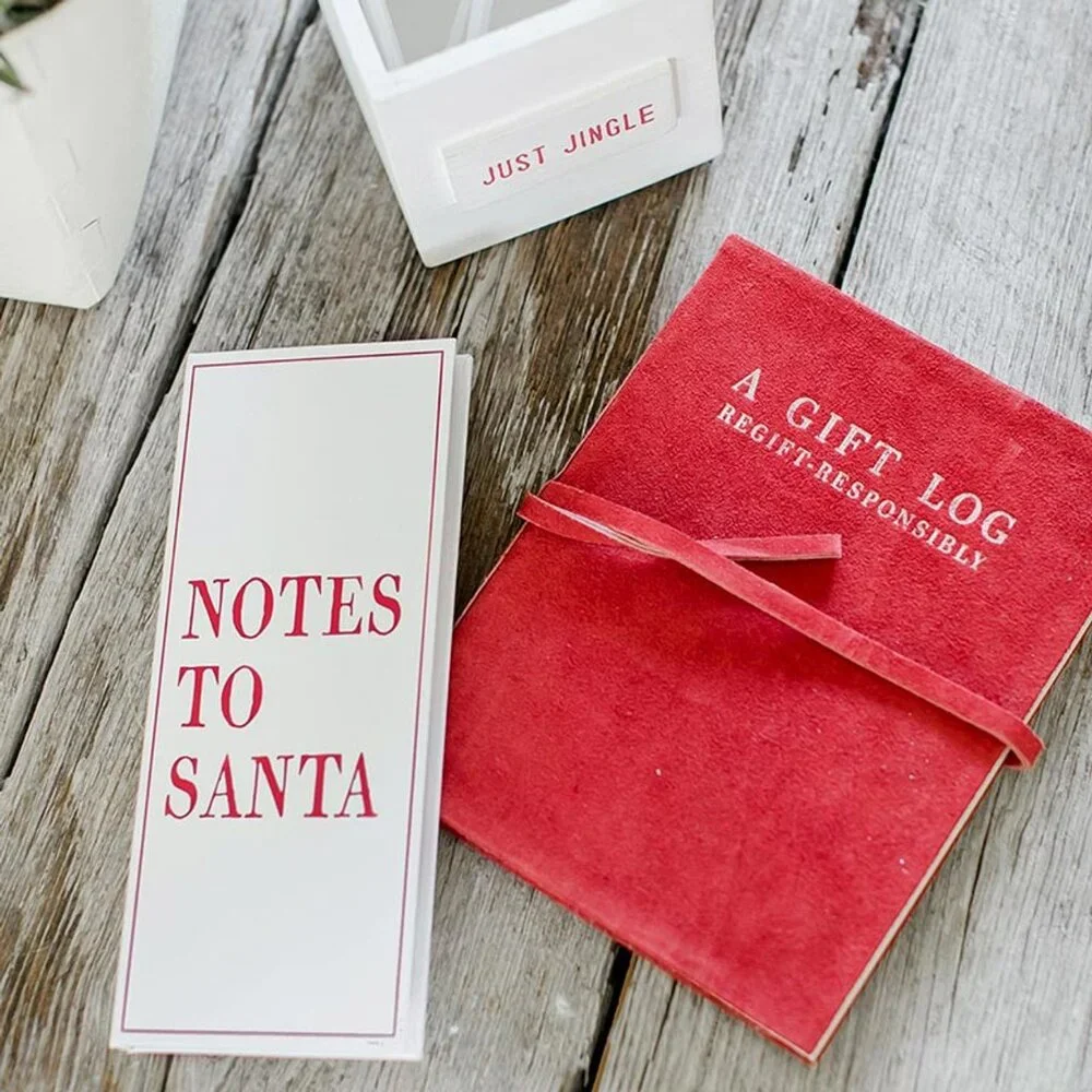 Face to Face Red Suede Journal - Gift Guide: Regift Responsibly/NWT